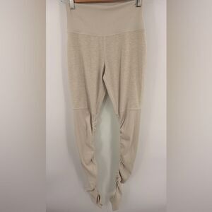 Alo Yoga women’s high waisted Alosoft goddess legging bone cream yoga size S